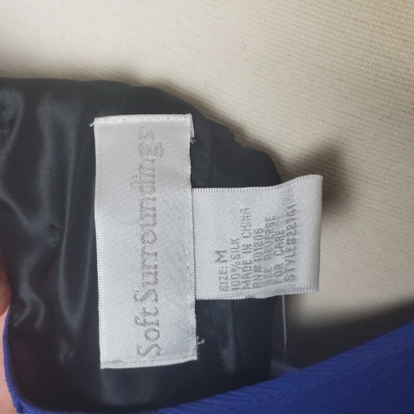 NWOT - Soft Surroundings - 100% Silk Royal Blouse! - Picture 7 of 8